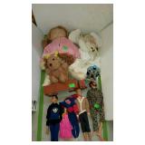 Toys lot - Cabbage Patch doll, GI Joe doll,