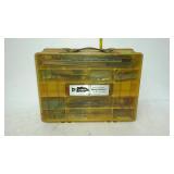 J.W. Lures fishing tackle box & contents - lures,