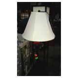 Iron floor lamp with shade - 58" tall