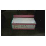 Toy box with hinged lid - 32 x 16 x 19