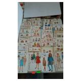 Sewing patterns group lot