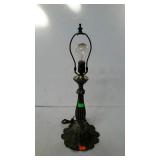 Home decor designer lamp, with no shade, measures