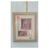 Framed page from a magazine, 13.5 x 17, ready for