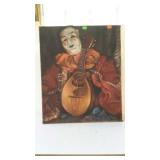 Oil on canvas, unframed, 25 x 30, signed, but