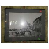 Framed print of photograph. Cliff House in San