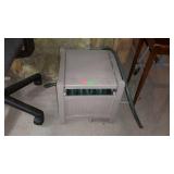 Suncast hose reel with hose.