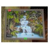 Painting on canvas. Appears to be Dunn River