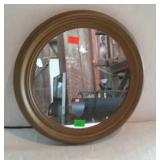 Small oval hanging mirror, measures 15 inches in