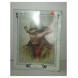 Poster print of cowboy unframed,