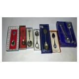 Silver plated state collectible  spoons