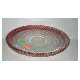Ruby band crystal cake stand with box