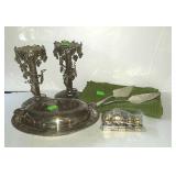 Silver Plated Table Wares, covered serving dish,