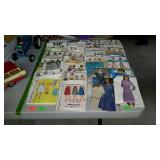 Group of  Sewing Patterns, various patterns, and