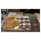 Group of nice fabric material for sewing