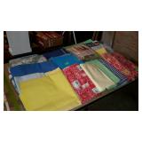 Group of nice fabric material for sewing