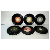 Group of 45rpm records no jackets for the records