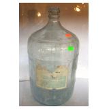 Glass water cooler bottle needs washed but neat