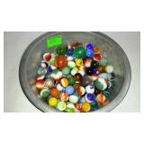 Bowl of marbles some shooters