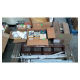 Skid lot to include five boxes and group of