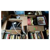 Skid lot to include books, holiday decorations,