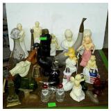 Avon bottle collection plus an Empire State