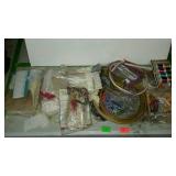 Crafting and sewing group, lace trims, embroidery
