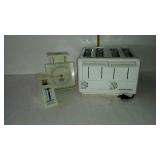 Kitchen group includes four slice toaster, and