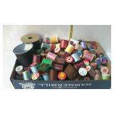 Flat full of thread. Lots of thread.