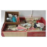 Large flat filled with seam binding. Lots of