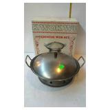 Chinese Wok set, stove top style. Used, but with