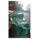 Green tarp piece