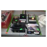 Group with tape recorders, cob radio etc