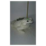 Frog planter decor piece