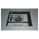 Label advertisement, John carver tobacco label