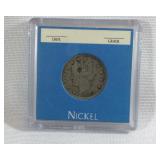 1907 Liberty Head V Nickel in case