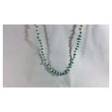 Native American Sterling Silver Turquoise Beaded