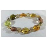 Vintage Morano Glass Bead Bracelet