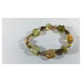 Vintage Morano Glass Bead Bracelet