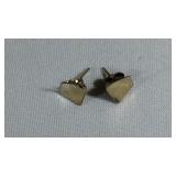 Sterling Silver Small Square Earrings