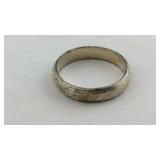 Sterling Silver Ring Size 7, has been repaired
