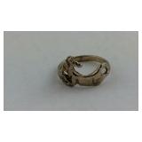 Horse Sterling Silver Ring  Size 4.5