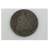 1890 Seated Liberty Dime