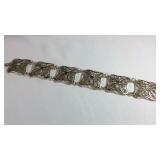 Silver Venetian Style Clasp Bracelet 15 Grams