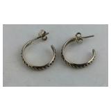 Sterling Silver Hoop Earrings