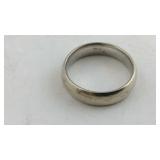 Sterling Silver Wedding Band Size 7