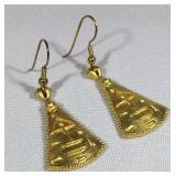 Gold Color Dangle Earrings