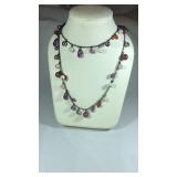 Multi-Colored Bead Necklace, very long