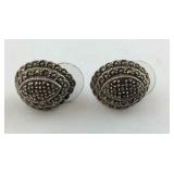 Marcasite Sterling Silver Earrings