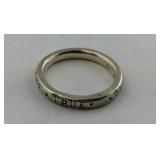 "True" Sterling Silver Stackable Ring Size 7