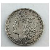 1892 Silver Morgan Dollar
